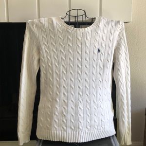 Ralph Lauren White knitted sweater